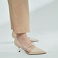 Asymmetric Strap D'Orsay Pumps