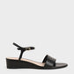 Asymmetric Wedge Sandals