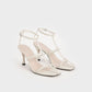 Caged Strappy Heeled Sandals