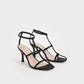Caged Strappy Heeled Sandals