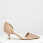 D'Orsay Glitter Kitten Heel Pumps