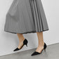 D'Orsay Glitter Kitten Heel Pumps