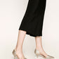 D'Orsay Glitter Kitten Heel Pumps