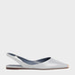 Espadrille Toe Cap Slingback Flats