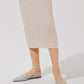 Espadrille Toe Cap Slingback Flats