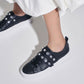 Gem-Embellished Platform Sneakers