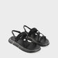 Grosgrain Strappy Flatform Sandals