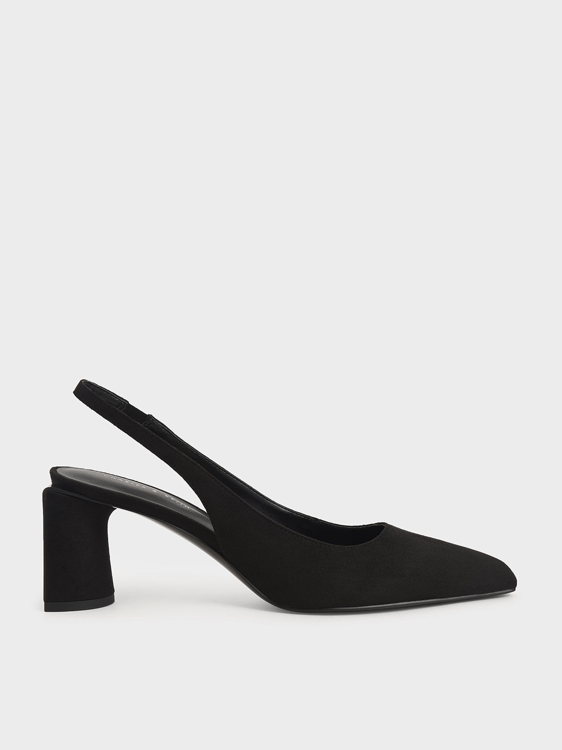 Half Moon Slingback Court Shoes