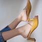 Leather Chain Link Mules