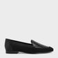Leather Crochet Loafers