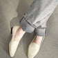 Leather Crochet Loafers