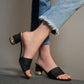 Metallic Accent Mules