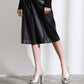 Satin V-Cut Slingback Platforms
