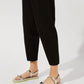 Metallic Velcro Strap Sandals