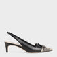 Mismatched Slingback Pumps