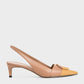 Mismatched Slingback Pumps