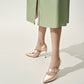 Satin Embellished-Buckle Pumps