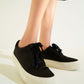 Satin Platform Trainers