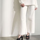 Satin V-Cut Slingback Platforms