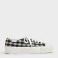 Woven Gingham Sneakers