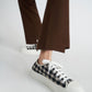 Woven Gingham Sneakers