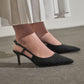 Woven Slingback Pumps
